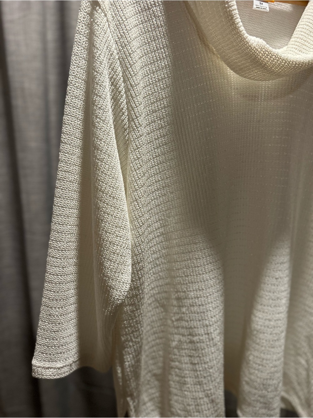 Ruby Rd. Cream Cowl Neck Sweater - Picture 3 of 8